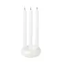 CANDELABRO PARA 3 VELAS DONUT - BRANCO - Foto 2
