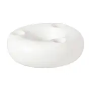 CANDELABRO PARA 3 VELAS DONUT - BRANCO - Foto 3