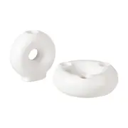 CANDELABRO PARA 3 VELAS DONUT - BRANCO - Foto 5