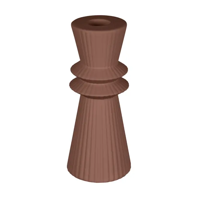 CASTIÇAL 16 CM THE TOWER - RUBY MOCHA - Foto 1