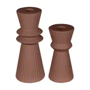 CASTIÇAL 16 CM THE TOWER - RUBY MOCHA - Foto 4