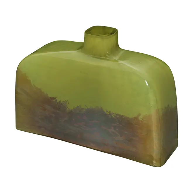 VASO GARRAFA 17 CM ANDINNO - MARROM/CAQUI - Foto 2