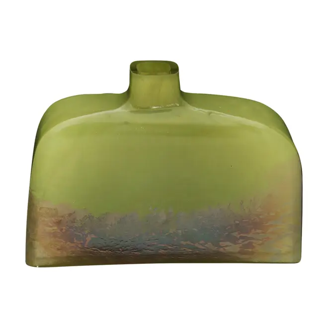 VASO GARRAFA 17 CM ANDINNO - MARROM/CAQUI - Foto 4