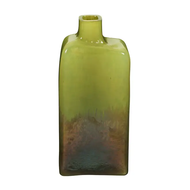 VASO GARRAFA 30 CM ANDINNO - MARROM/CAQUI - Foto 1