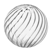 ADORNO BOLA 13 CM PETALIS - INCOLOR - Foto 1