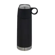 GARRAFA TÉRMICA 350 ML WINNER PRO - PRETO/INOX - Foto 1