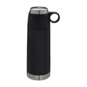 PRETO/INOX - GARRAFA TÉRMICA 350 ML WINNER PRO