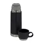 GARRAFA TÉRMICA 350 ML WINNER PRO - PRETO/INOX - Foto 2