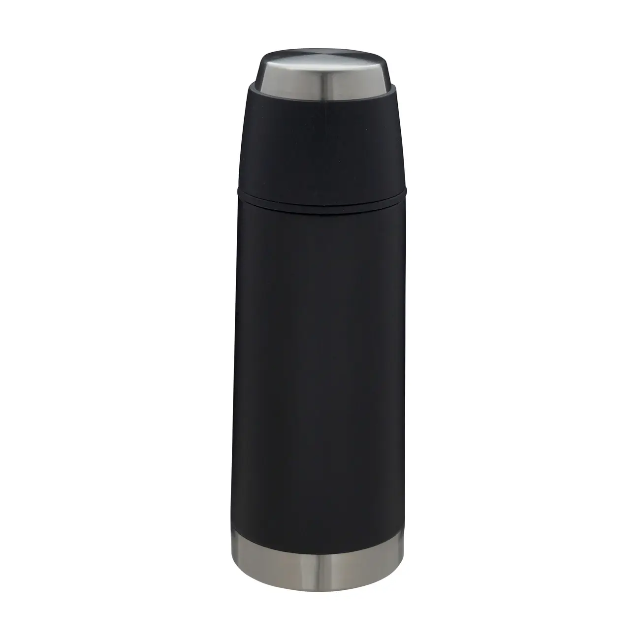 GARRAFA TÉRMICA 350 ML WINNER PRO - PRETO/INOX - Foto 4