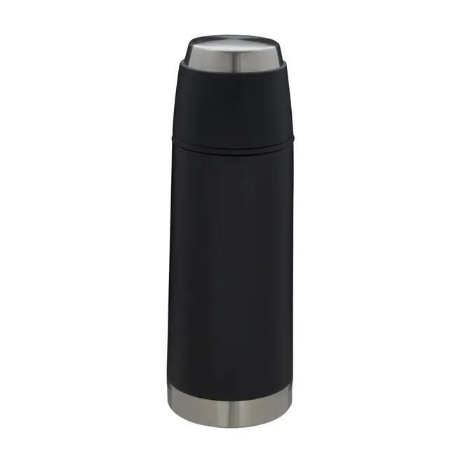 GARRAFA TÉRMICA 350 ML WINNER PRO - PRETO/INOX - Foto 4