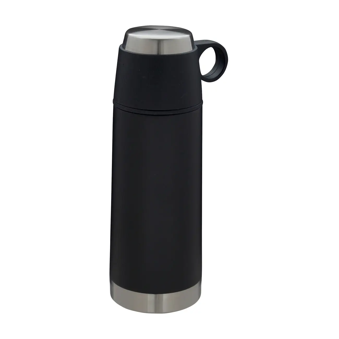 GARRAFA TÉRMICA 350 ML WINNER PRO - PRETO/INOX - Foto 5