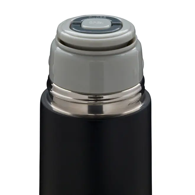 GARRAFA TÉRMICA 350 ML WINNER PRO - PRETO/INOX - Foto 6