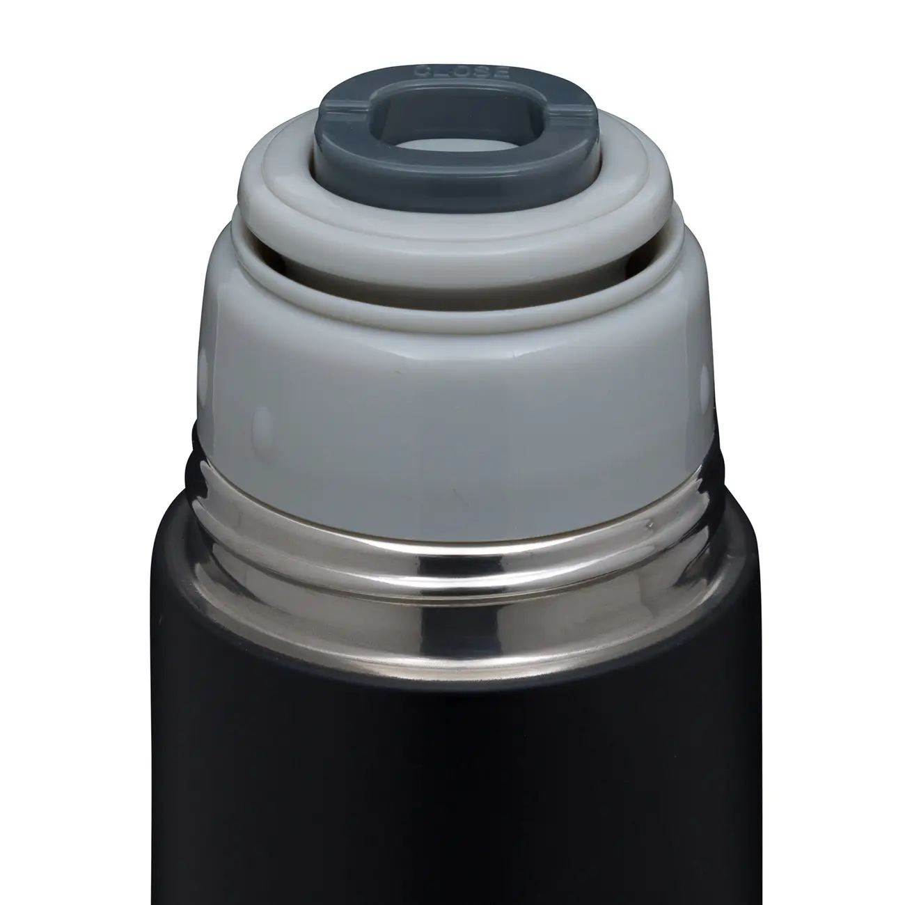 GARRAFA TÉRMICA 350 ML WINNER PRO - PRETO/INOX - Foto 7