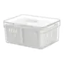ORGANIZADOR COM 2 CESTOS PRACTICAL FRIDGE - INCOLOR/BRANCO - Foto 2