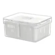 ORGANIZADOR COM 2 CESTOS PRACTICAL FRIDGE - INCOLOR/BRANCO - Foto 2