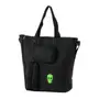 BOLSA CAVEIRA - PRETO/VERDE FLUOR - Foto 4