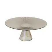 CENTRO DE MESA 33 CM TENBY - KONKRET/PRATA - Foto 1