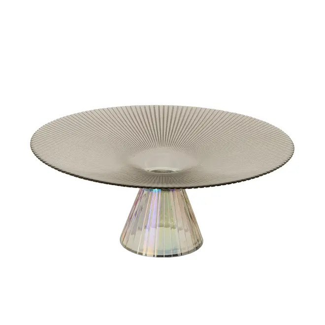CENTRO DE MESA 33 CM TENBY - KONKRET/PRATA - Foto 1