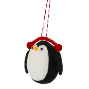 PINGENTE PINGUIM COLORFUN XMAS - PRETO/BRANCO - Foto 3