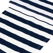 ASSENTO/ENCOSTO BLUESTRIPE PARA ESTRUTURA DE CADEIRA LEME - AZUL ESCURO/BRANCO - Foto 2