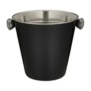 BALDE PARA GELO 13 CM LUNDY - PRETO/INOX - Foto 1