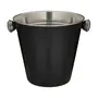 BALDE PARA GELO 13 CM LUNDY - PRETO/INOX - Foto 1