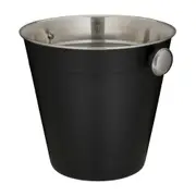 BALDE PARA GELO 13 CM LUNDY - PRETO/INOX - Foto 2