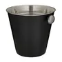 BALDE PARA GELO 13 CM LUNDY - PRETO/INOX - Foto 2