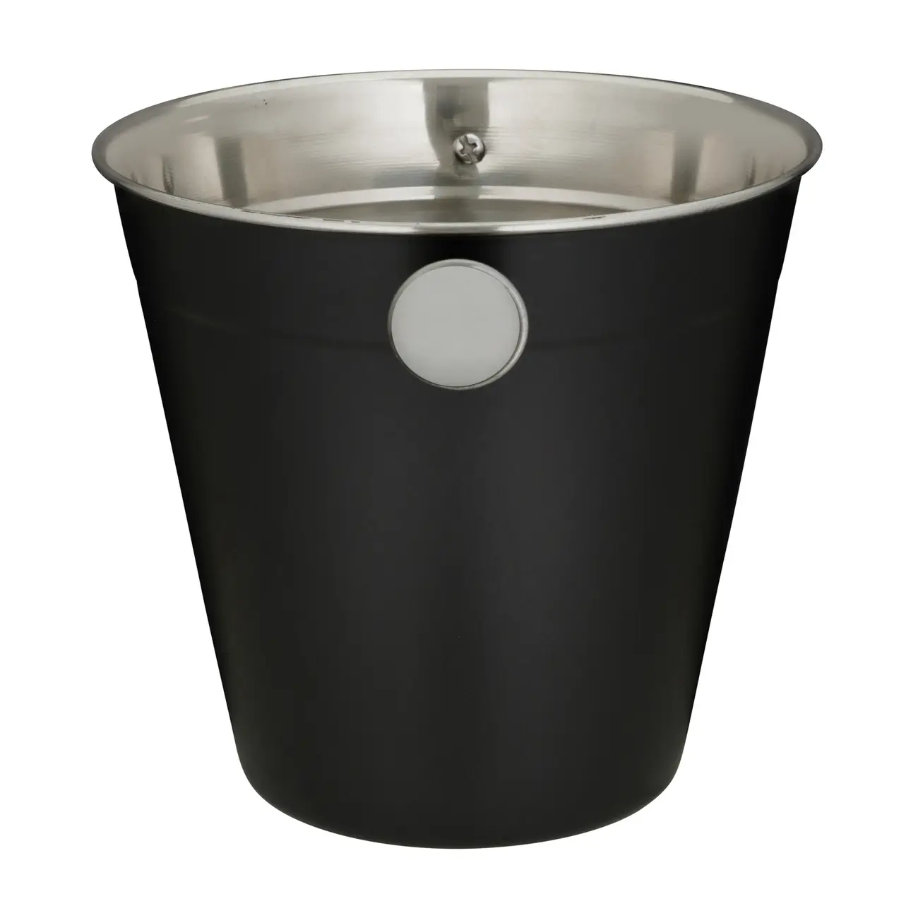 BALDE PARA GELO 13 CM LUNDY - PRETO/INOX - Foto 3