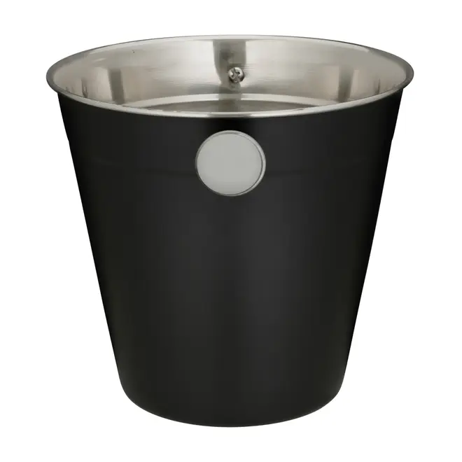 BALDE PARA GELO 13 CM LUNDY - PRETO/INOX - Foto 3