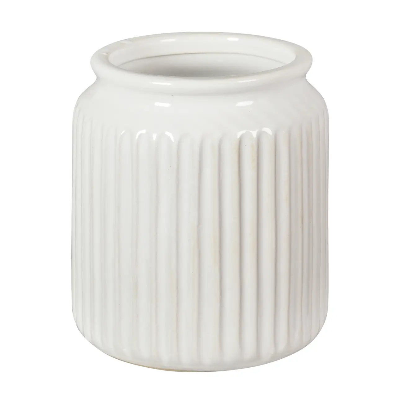 CACHEPÔ 13 CM BLANCH - BRANCO - Foto 1