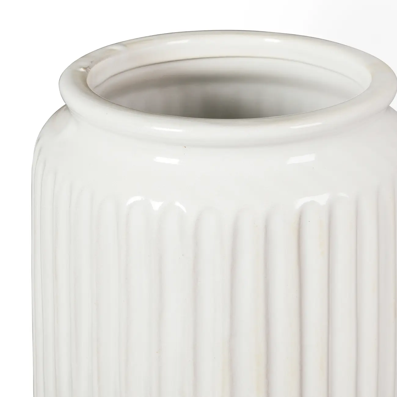 CACHEPÔ 13 CM BLANCH - BRANCO - Foto 2