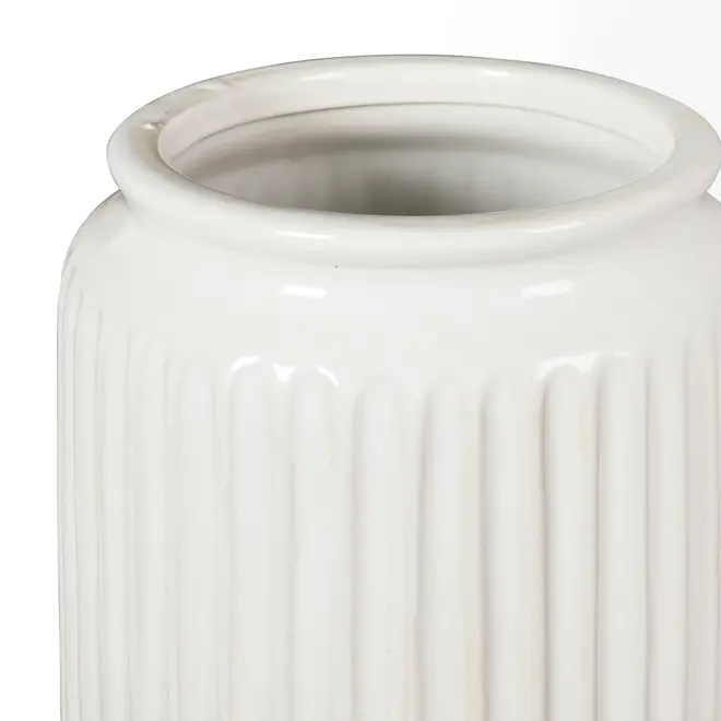 CACHEPÔ 13 CM BLANCH - BRANCO - Foto 2