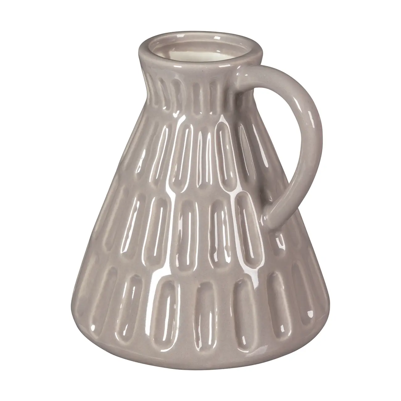 VASO JARRA 13 CM HAMMAT - CINZA PROVENCE - Foto 2