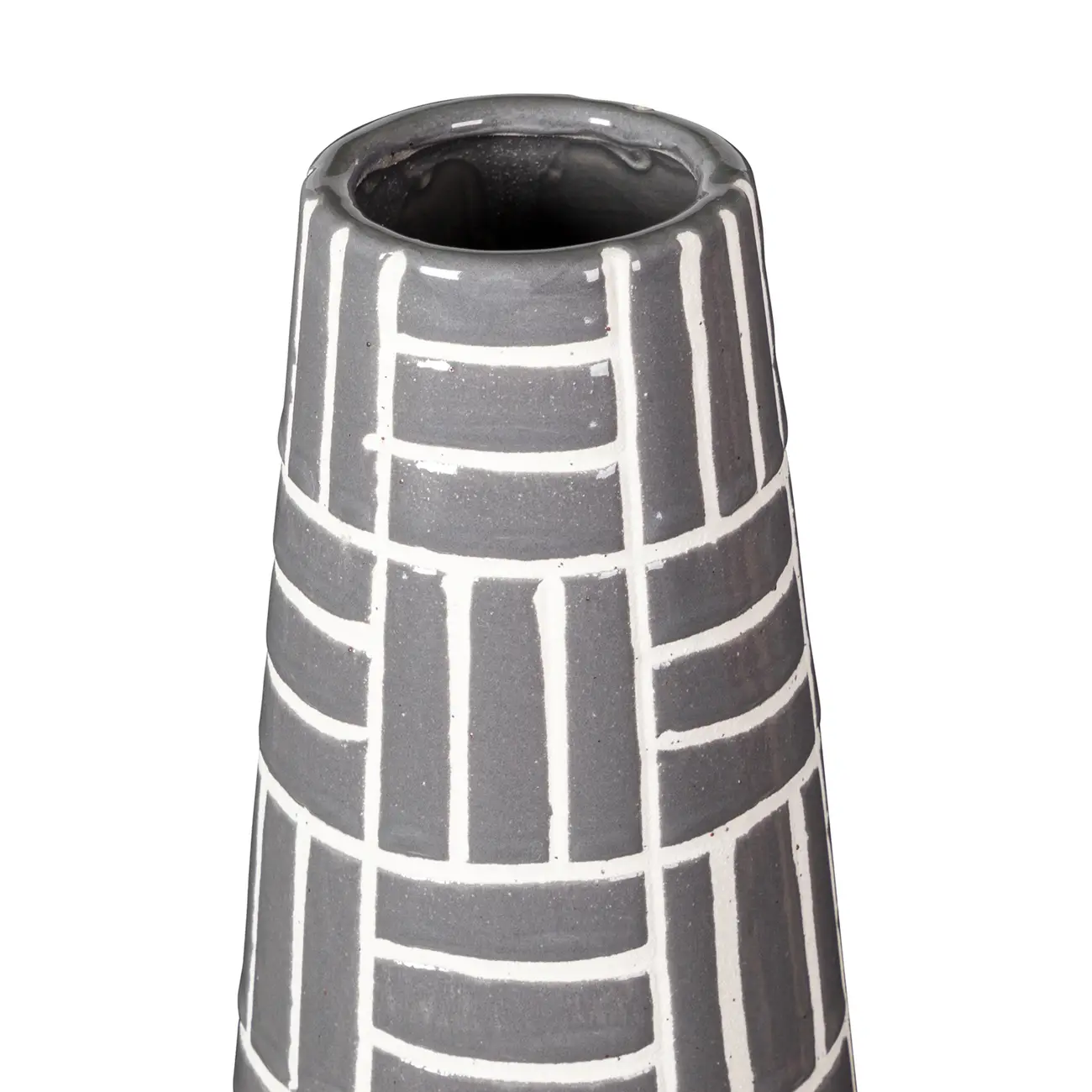 VASO 29 CM DOMELLA - KONKRET/BRANCO - Foto 2