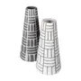 VASO 29 CM DOMELLA - KONKRET/BRANCO - Foto 3