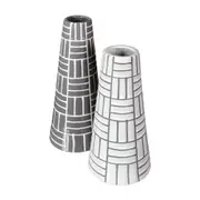 VASO 29 CM DOMELLA - KONKRET/BRANCO - Foto 3