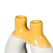 CANDELABRO PARA 2 VELAS KOMODO - BRANCO/ZAFRON - Foto 5