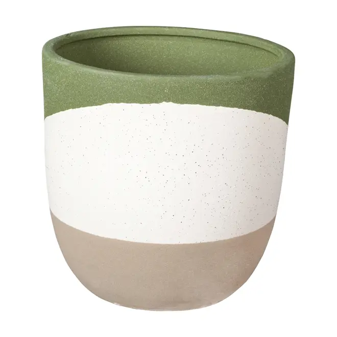 CACHEPÔ 17 CM SKAGEN - MUSGO/CAMELO - Foto 2