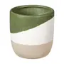 CACHEPÔ 11 CM SKAGEN - MUSGO/CAMELO - Foto 1