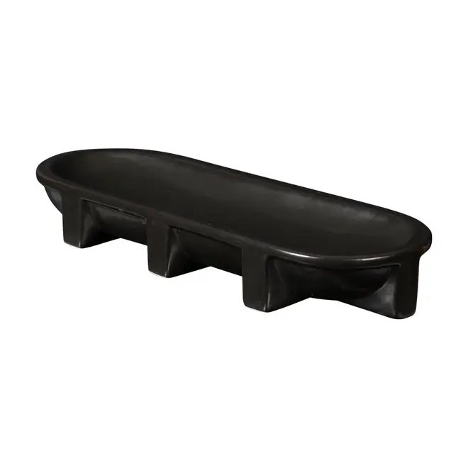 CENTRO DE MESA 28 CM BERTHEUX - PRETO - Foto 2