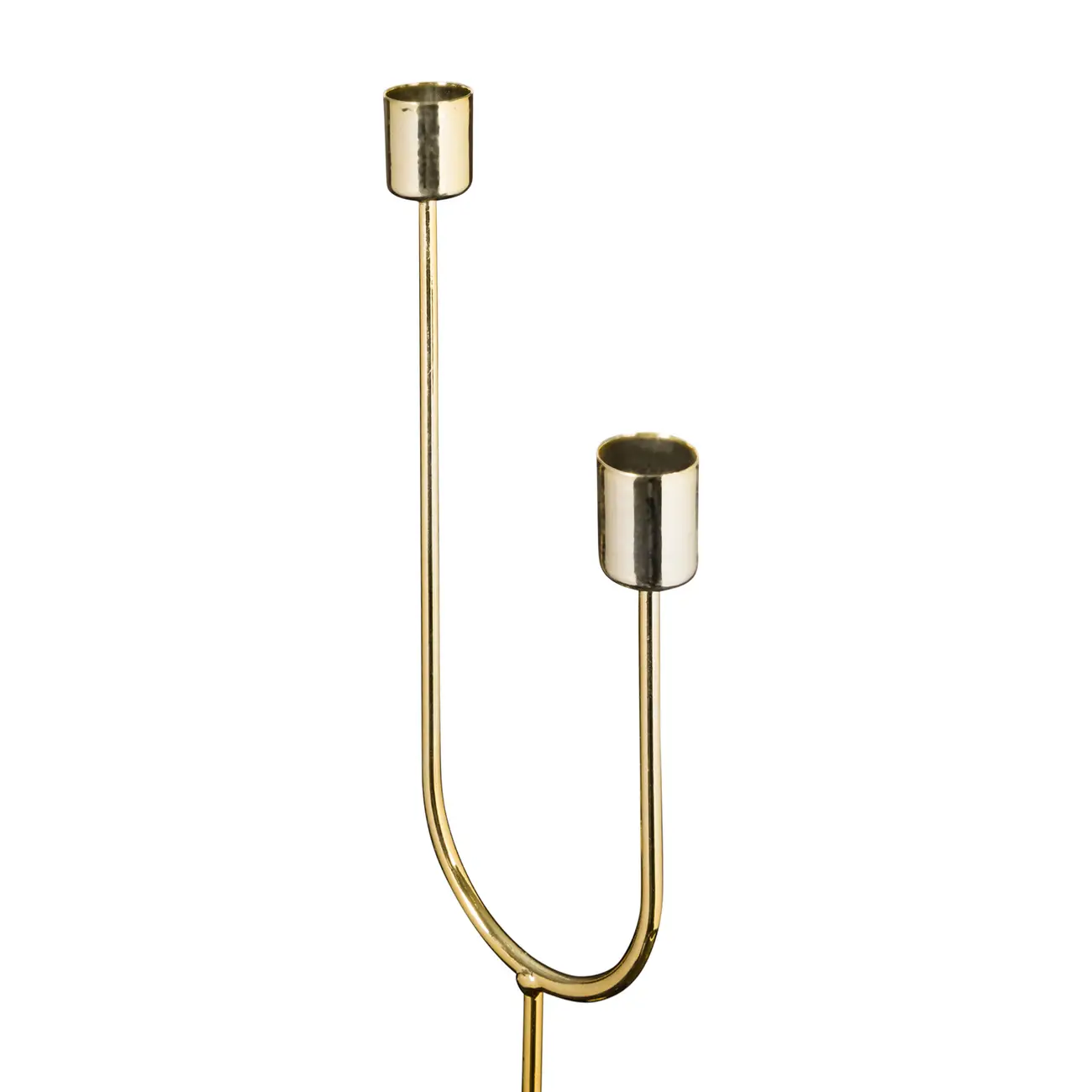 CANDELABRO PARA 2 VELAS LUND - OURO/PRETO - Foto 5