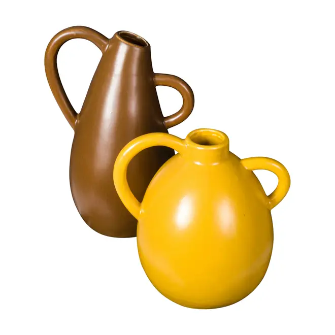 VASO JARRA 22 CM LAHUN - CANELA DO CEILÃO/CANELA DO CEILÃO - Foto 5