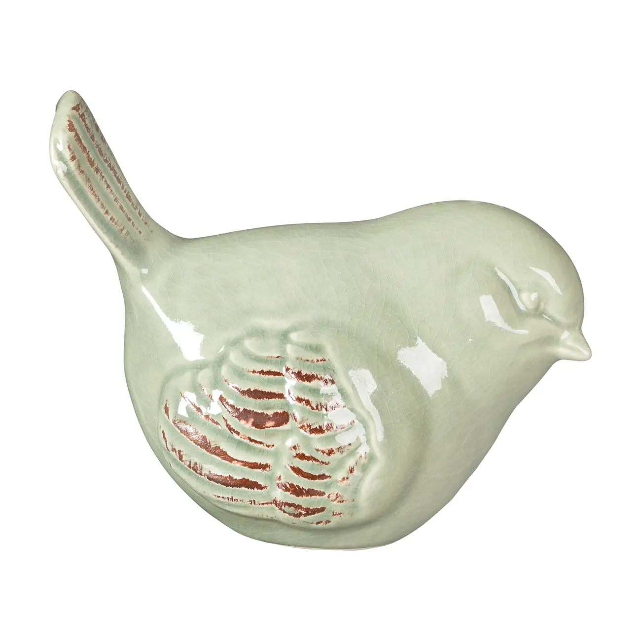 ADORNO MESA PÁSSARO 9 CM CARDUCCI - SÁLVIA - Foto 1