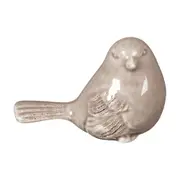 ADORNO MESA PÁSSARO 7 CM CARDUCCI - CINZA PROVENCE - Foto 1
