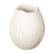 VASO 20 CM MAÉLIA - BRANCO/NATURAL - Foto 2