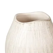 VASO 20 CM MAÉLIA - BRANCO/NATURAL - Foto 3