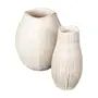 VASO 20 CM MAÉLIA - BRANCO/NATURAL - Foto 4