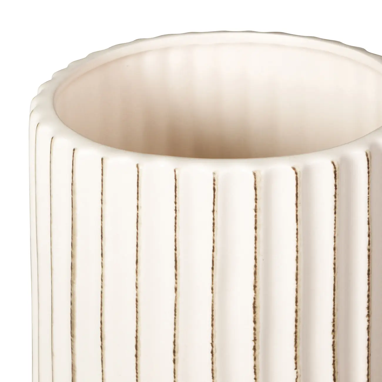 CACHEPÔ 13 CM MABELLE - BRANCO PROVENCE - Foto 2