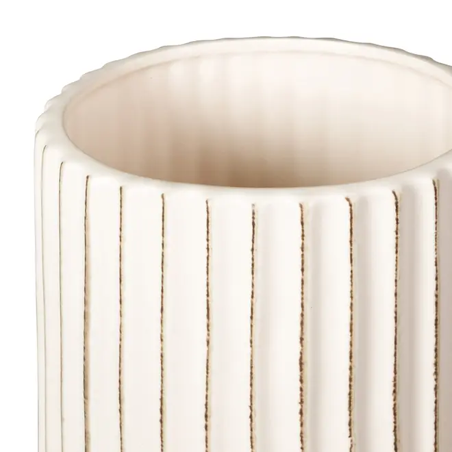 CACHEPÔ 13 CM MABELLE - BRANCO PROVENCE - Foto 2